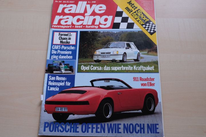Deckblatt Rallye Racing (22/1987)